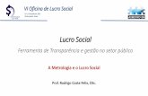 VI Oficina de Lucro Social - asmetro.org.br
