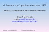 VI Semana da Engenharia Nuclear - UFRJ