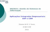 SSC0531- Gestão de Sistemas de Informação