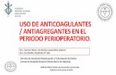 USO DE ANTICOAGULANTES ANTIAGREGANTES EN EL PERIODO ...