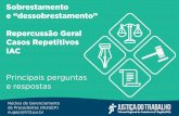 Sobrestamento e “dessobrestamento” Repercussão Geral Casos ...