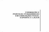 FORMAÇÃO E PRÁTICAS PEDAGÓGICAS EM EDUCAÇÃO FÍSICA ...