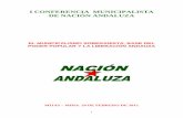 I CONFERENCIA MUNICIPALISTA DE NACIÓN ANDALUZA
