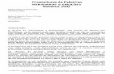 Proposituras de Palestras MERIDIANOS & EMOÇÕES Holística 2005