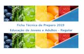 Ficha Técnica de Preparo 2019 Educação de Jovens e Adultos ...