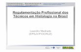 Regulamentação Profissional dos Técnicos em Histologia no ...