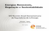 Energias Renováveis, Regulação e Sustentabilidade