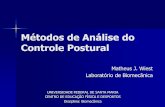 Métodos de Análise do Controle Postural - UFSM