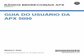 GUIA DO USUÁRIO DA APX 5000