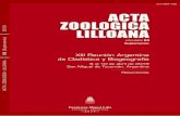 2 Acta Zoológica Lilloana 63 (Suplemento): XIII Reunión de ...