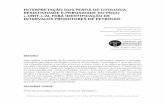 INTERPRETAÇÃO DOS PERFIS DE LITOLOGIA, RESISTIVIDADE E ...