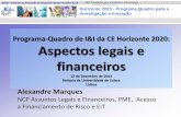 Programa-Quadro de I&I da CE Horizonte 2020: Aspectos legais e