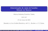 Determinação de raízes de funções: Método de Newton