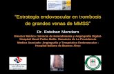 Estrategia endovascular en trombosis de grandes venas de MMSS