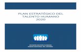 plan estrAtÉgico del talento humano 2020 - FNA