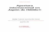 Apertura internacional en Japón de Hilittle®