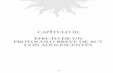 CAPÍTULO III EFECTO DE UN PROTOCOLO BREVE DE ACT CON ...