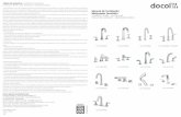 Manual de Instalação Misturador lavatório Installation ...