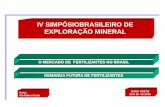 IV SIMPÓSIOBRASILEIRO DE EXPLORAÇÃO MINERAL