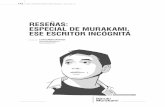 RESEÑAS: ESPECIAL DE MURAKAMI, ESE ESCRITOR INCÓGNITA