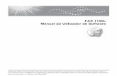 FAX 1190L Manual do Utilizador de Software
