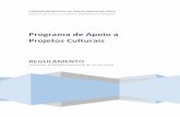 Programa de Apoio a Projetos Culturais - cm-feira.pt