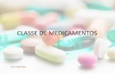 CLASSE DE MEDICAMENTOS