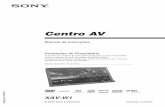 Manual de Instruções - XAV-W1 - Sony