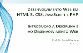 DESENVOLVIMENTO WEB EM HTML 5, CSS, JAVASCRIPT E PHP