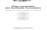 Plan curricular del Instituto Cervantes