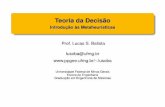 Teoria da Decisão - Universidade Federal de Minas Gerais