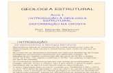 Aula 1 - Introdu§£o   Geologia Estrutural - Prof Eduardo Salamuni