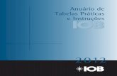 Anuário de Tabelas Práticas e Instruções_2012