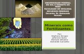 Minerais como Fertilizantes