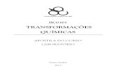 TRANSFORMAES QUMICAS -   â€“ Transformaes Qumicas 1 NDICE CRONOGRAMA - 2. QUADRIMESTRE DE 2013 ..... 2