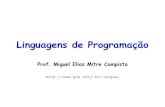 Linguagens de Programao - Mestrado e Doutorado  miguel/docs/lingprog/  de Programao â€“ DEL-Poli/UFRJ Prof. Miguel Campista Parte IV Introduo  Programao em C++