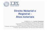 Direito Notarial e Registral - Atos notariaist .Especialista em Direito Registral Imobilirio (PUC-MG)