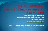 Prof. Henrique Barbosa Edif­cio Bas­lio Jafet - Sala 100 ...fap.if.usp.br/~hbarbosa/uploads/Teaching/Lab32009/Aula01_Lampada... 