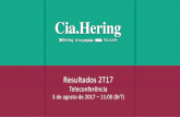 Cia. Hering â€“ Resultados 2T17