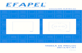Efapel-Tabela Precos Mercado Nacional 2013-01-01