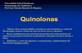 QUINOLONAS - Universidade Federal 2019-01-29¢  Quinolonas Objetivo deste material did£Œtico £© promover