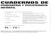 CUADERNOS DE - CUADERNOS DE PSIQUIATRIA Y PSICOTERAPIA INFANTIL IN MEMORIAM JULIAN DE AJURIAGUERRA R