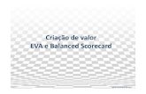 Cria£§££o de valor EVA e Balanced Scorecard EVA, DCF E META DE EVA, DCF E META DE MELHORIAMELHORIADE