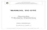 MANUAL DO DTE - Goiأ،s digital MANUAL DO DTE Domicأ­lio Tributأ،rio Eletrأ´nico PERFIL CREDENCIADO OUTUBRO