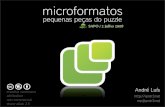 Microformatos - pequenas pe§as do puzzle