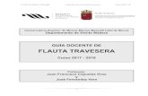 CSMM. GUIA OFICIAL FLAUTA 2017-18 Juan Fco. DOCENTES/Instrumento principal - Flauta...  de la flauta
