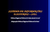SISTEMA DE INFORMA‡•ES ELEITORAIS â€“ SIEL Tribunal Regional Eleitoral do Rio Grande do Sul