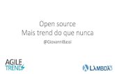 OpenSource: mais trend do que nunca