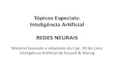 T³picos Especiais: Inteligncia Artificial Ricardo Antonello .Inteligncia Artificial ... uma