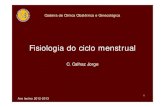 2012-Fisiologia Ciclo Menstrual 2012-2013 Slides